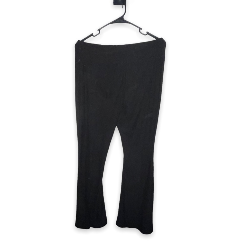 No Boundaries Woman’s Black Fit & Flare High Stretch Elastic Waistband Pants XL - Picture 7 of 15